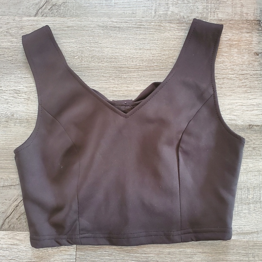 E & M Bow Cutout Tube Top